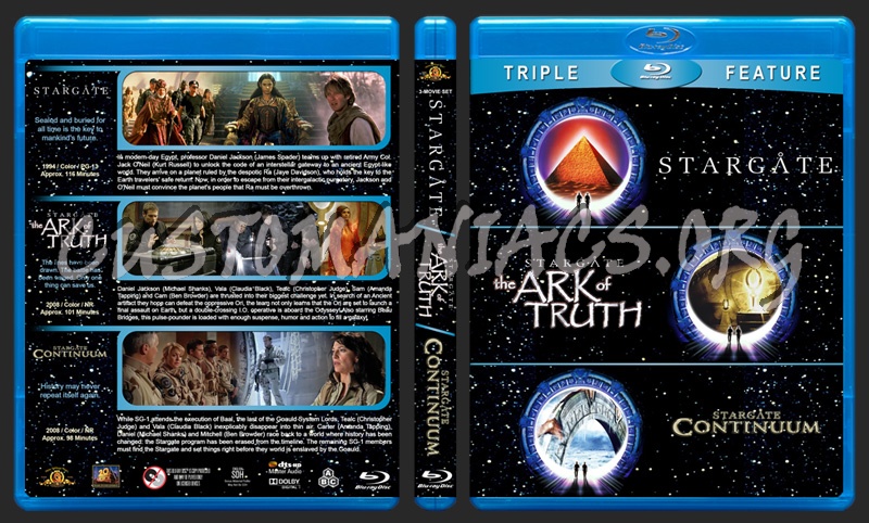 Stargate Triple Feature blu-ray cover