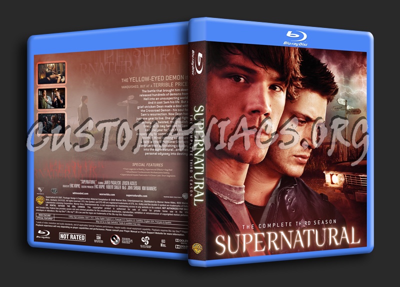 Supernatural Season 3 dvd cover