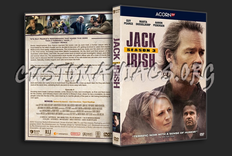 Jack Irish - Series 3 dvd cover
