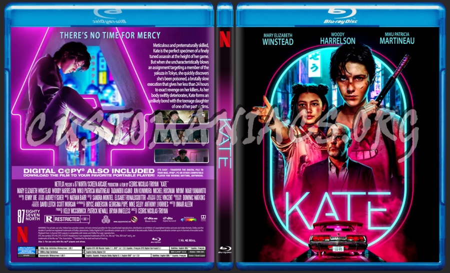 Kate blu-ray cover