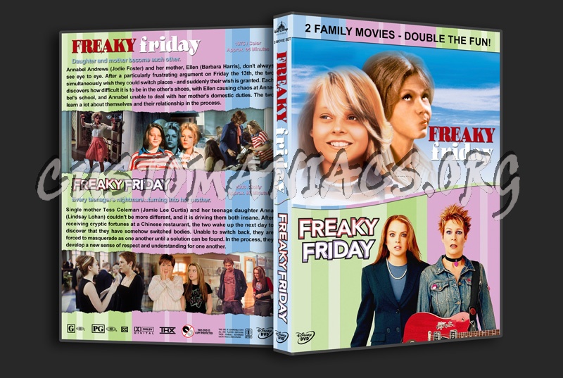 Freaky Friday Double Feature dvd cover