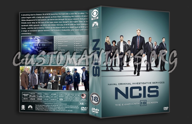 NCIS - Season 18 dvd cover