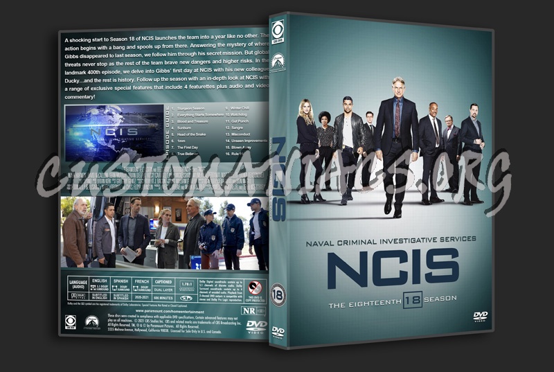 NCIS - Season 18 dvd cover