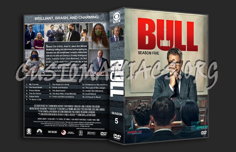 Bull - Season 5 dvd cover