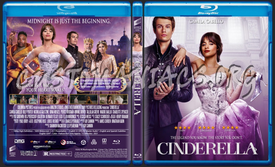 Cinderella 2021 blu-ray cover