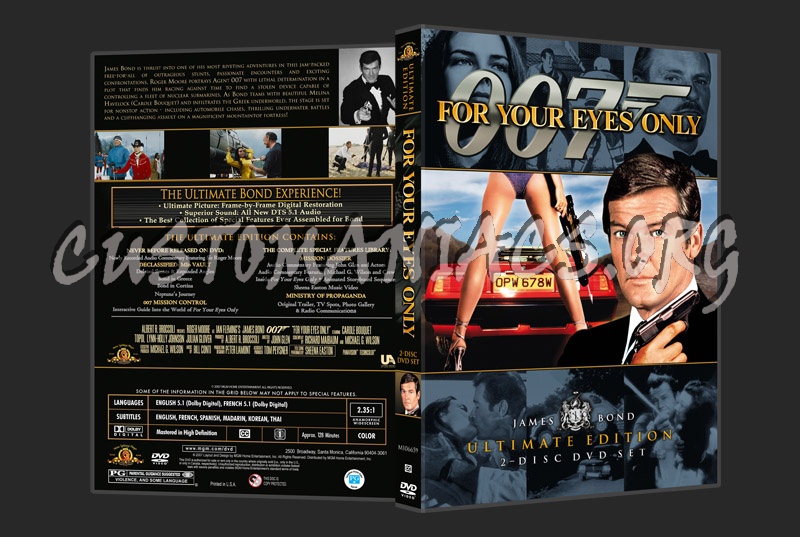 For Your Eyes Only dvd cover