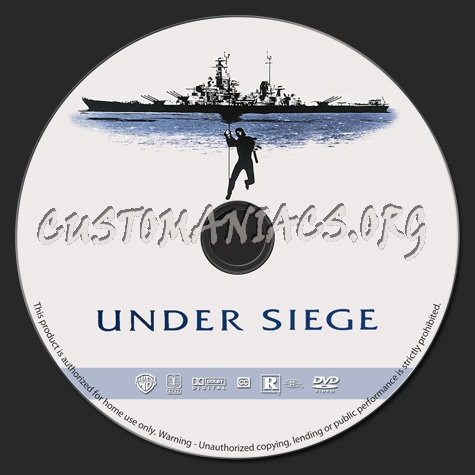 Under Siege dvd label
