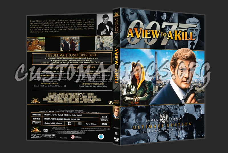 A View To A Kill dvd cover