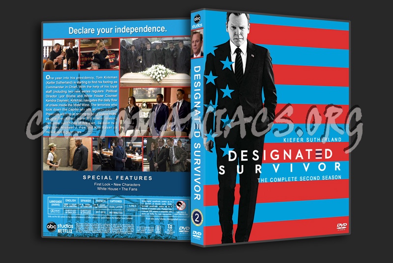 Designated Survivor  Season 2 dvd cover  DVD Covers & Labels by