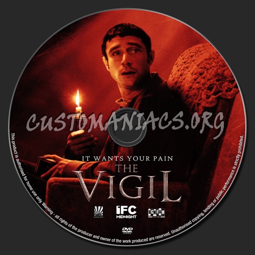 The Vigil dvd label