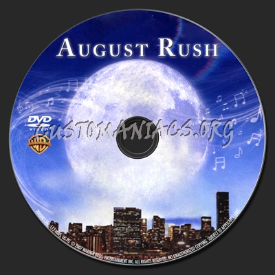 August Rush dvd label