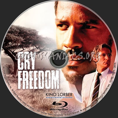 Cry Freedom (1987) blu-ray label