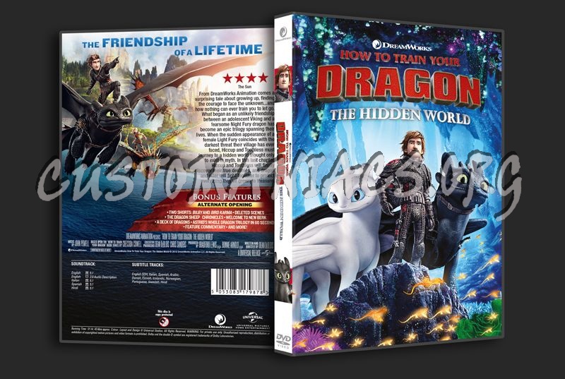 How To Train Your Dragon The Hidden World dvd cover