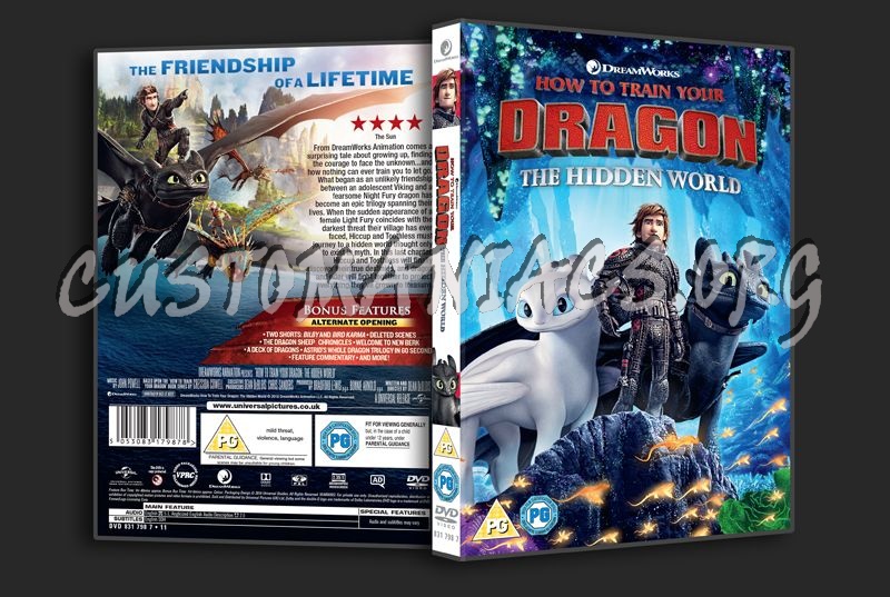 How To Train Your Dragon The Hidden World dvd cover