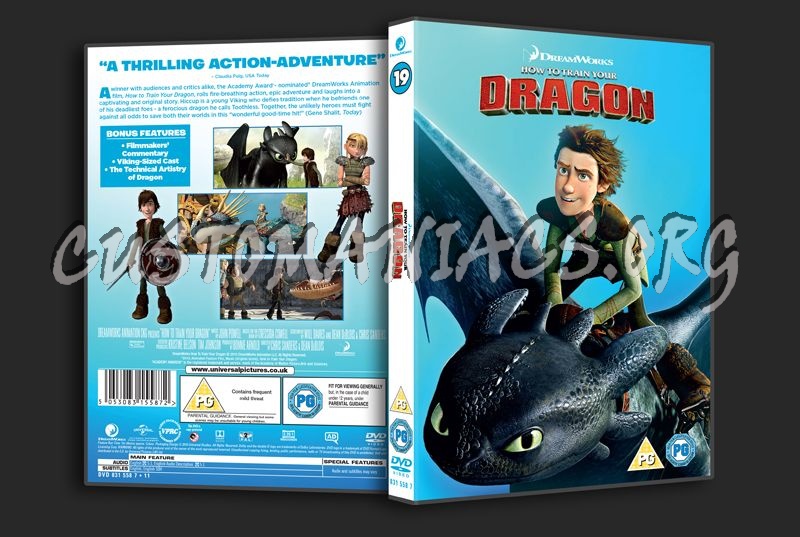 How To Train Your Dragon dvd cover