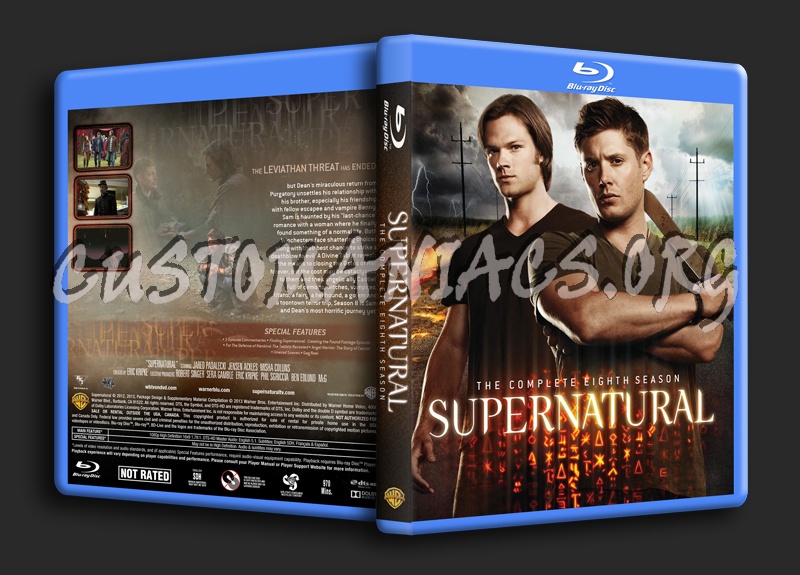 Supernatural Season 8 dvd cover