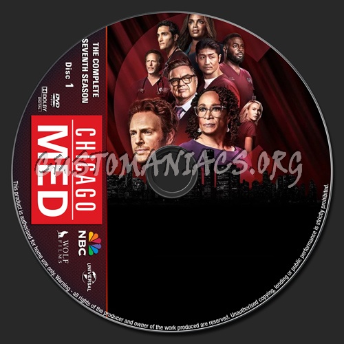 Chicago Med Season 7 dvd label