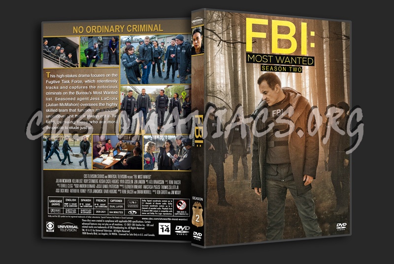 FBI: Most Wanted - Season 2 dvd cover