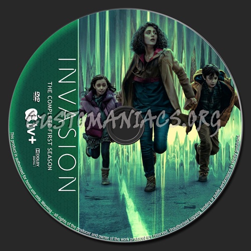 Invasion Season 1 dvd label