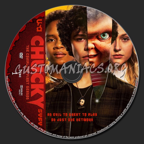 Chucky Season 1 dvd label