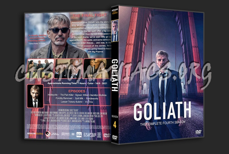 Goliath - Season 4 dvd cover