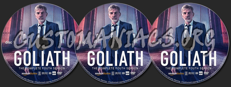 Goliath - Season 4 dvd label