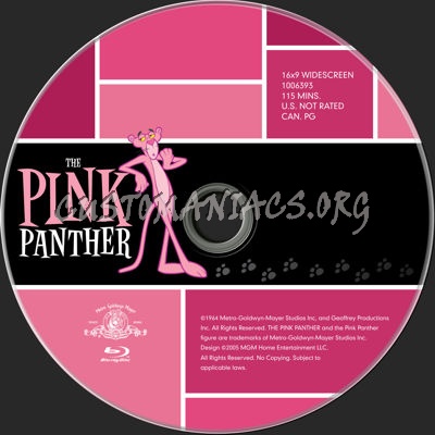 The Pink Panther (1964) blu-ray label