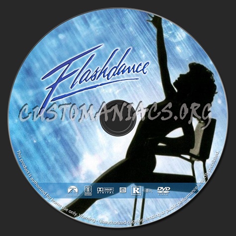 Flashdance dvd label