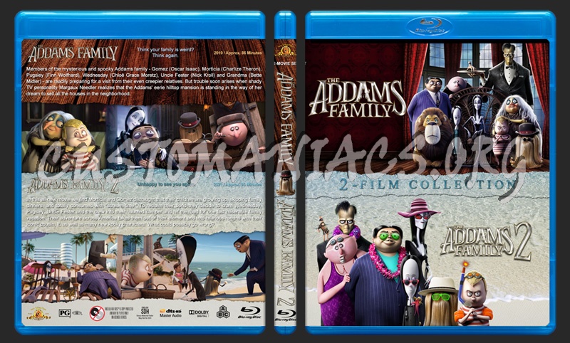The Addams Family Double Feature blu-ray cover