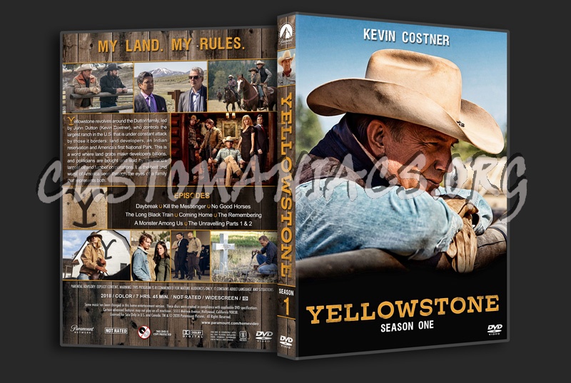 Yellowstone - Season 1 dvd cover