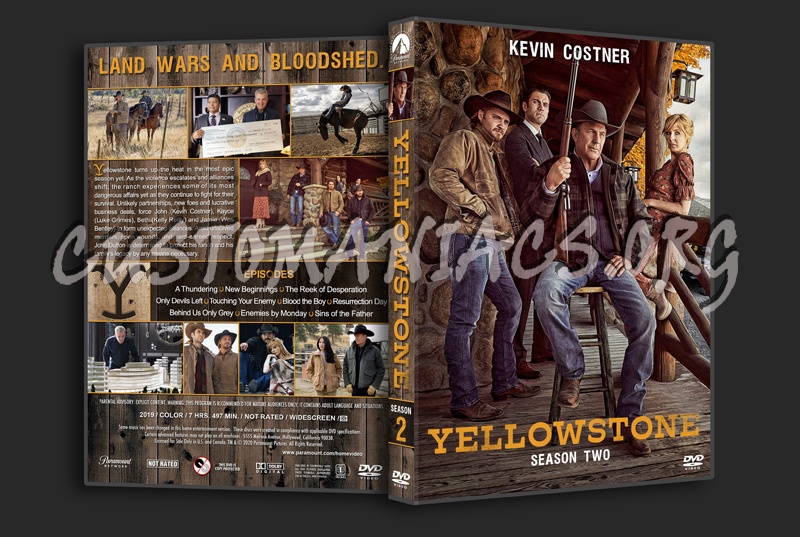 Yellowstone - Season 2 dvd cover