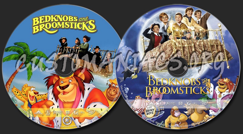 Bedknobs and Broomsticks dvd label