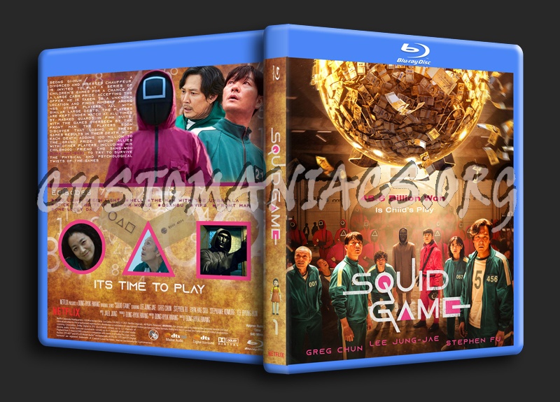 Squid Game Season 1 blu-ray cover