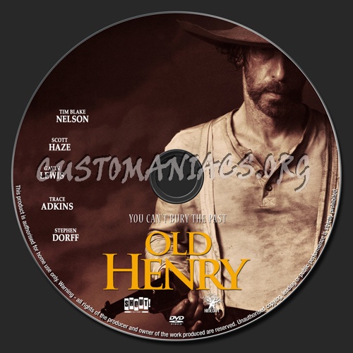 Old Henry dvd label