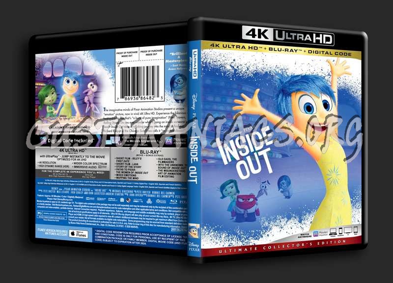 Inside Out 4K blu-ray cover