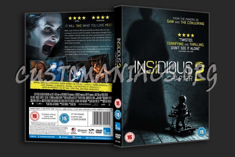 Insidious Chapter 2 dvd cover