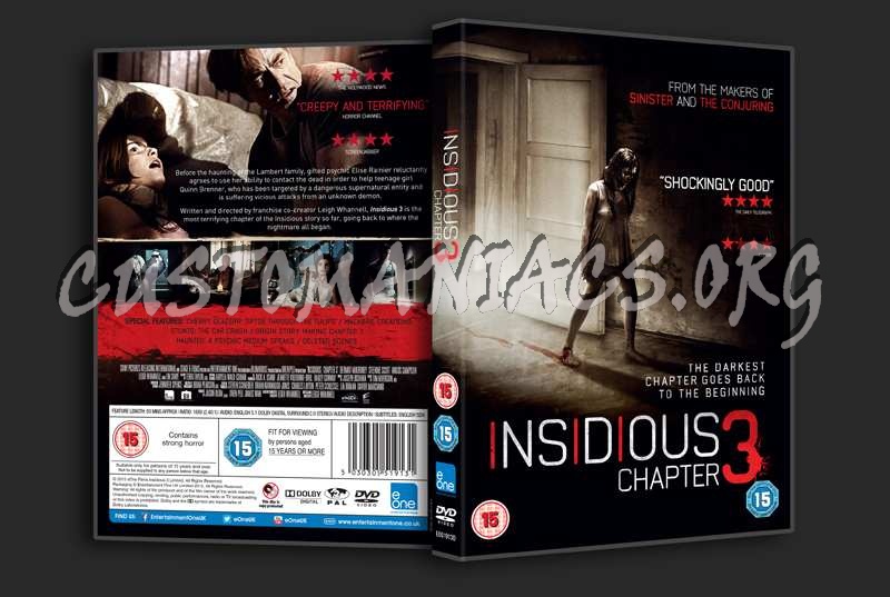 Insidious Chapter 3 dvd cover
