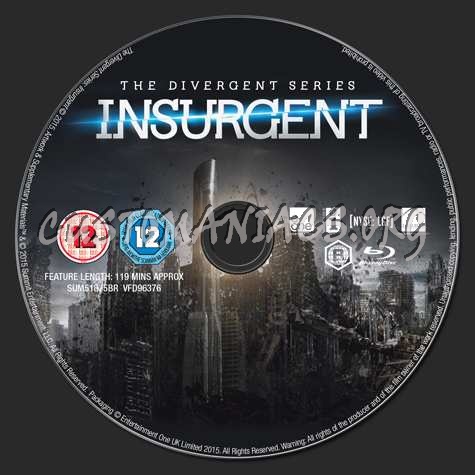 Insurgent blu-ray label