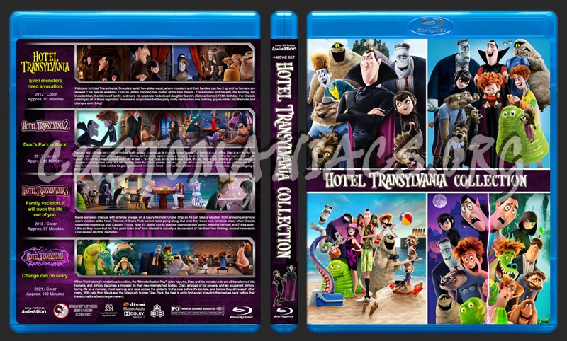 Hotel Transylvania Collection blu-ray cover