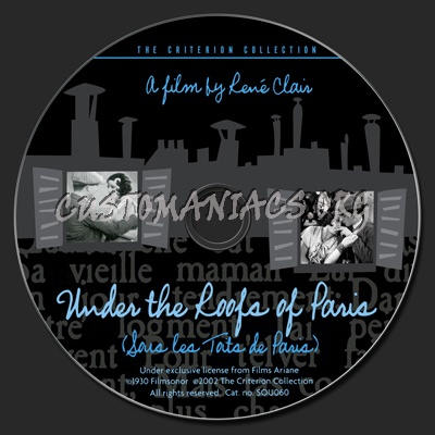 161 - Under the Roofs of Paris dvd label