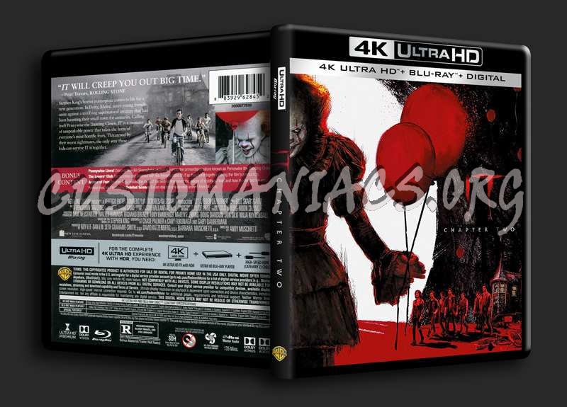 IT Chapter 2 4K blu-ray cover