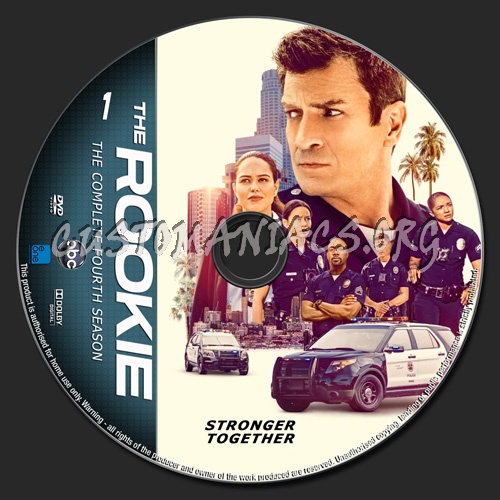 The Rookie Season 4 dvd label