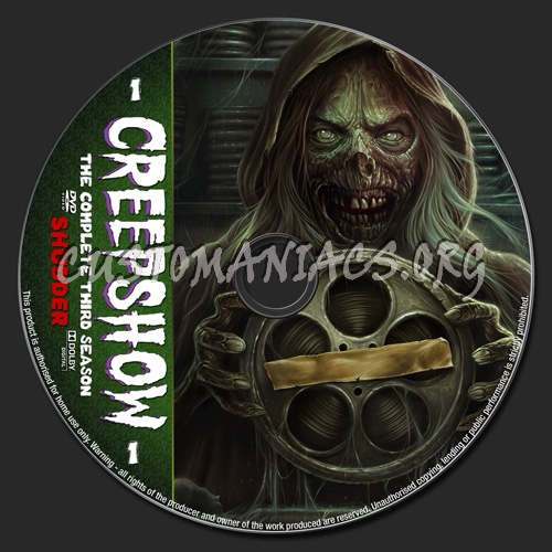 Creepshow Season 3 dvd label