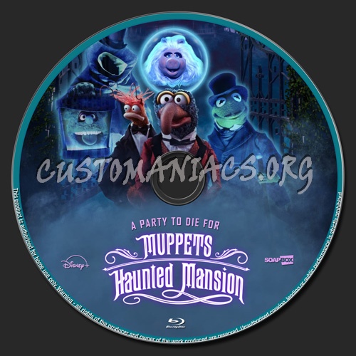 Muppets Haunted Mansion blu-ray label