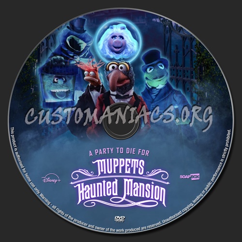 Muppets Haunted Mansion dvd label