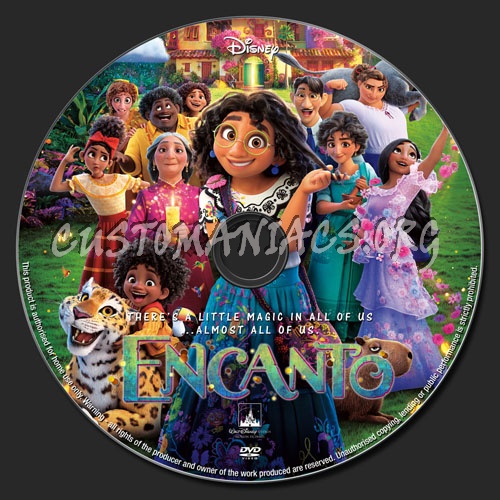 Encanto dvd label