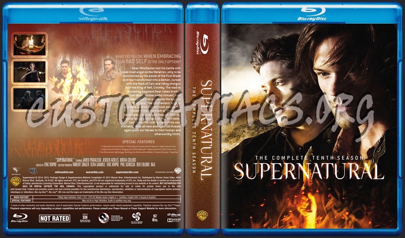 Supernatural Season 10 dvd cover