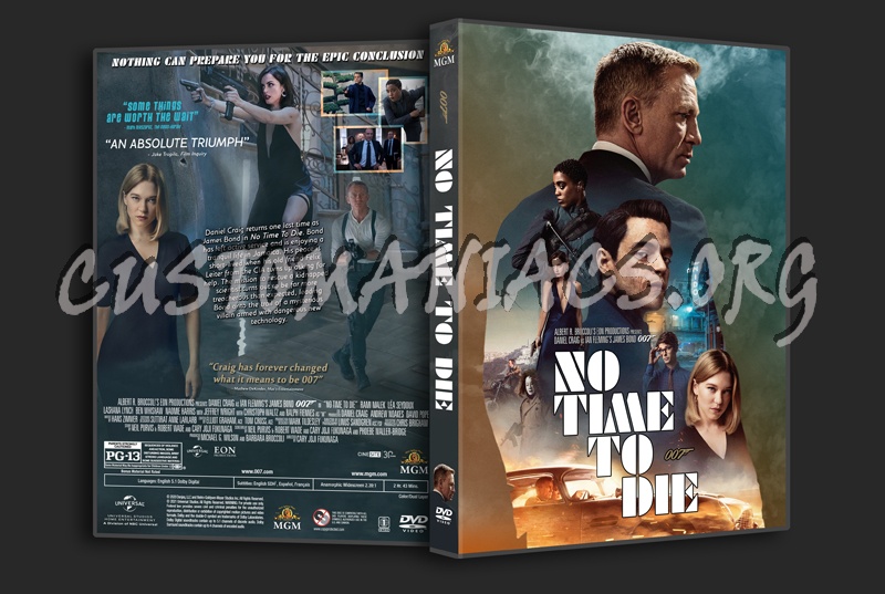 No Time To Die dvd cover