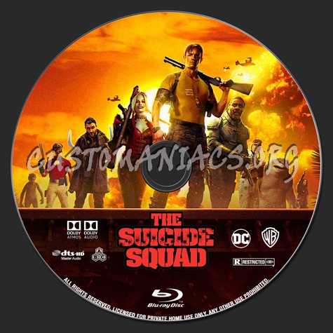 The Suicide Squad blu-ray label