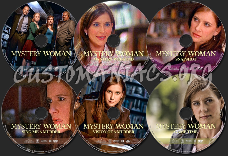 Mystery Woman Collection - Volume 1 dvd label